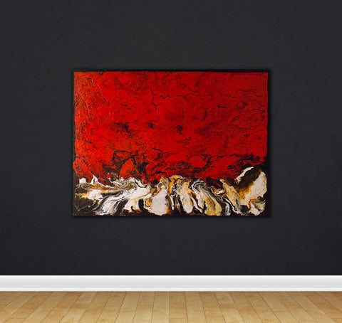 Abstract  on Canvas - Attention