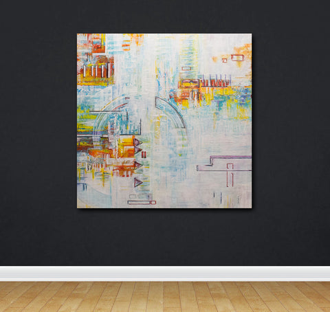 Abstract Canvas Painting 35