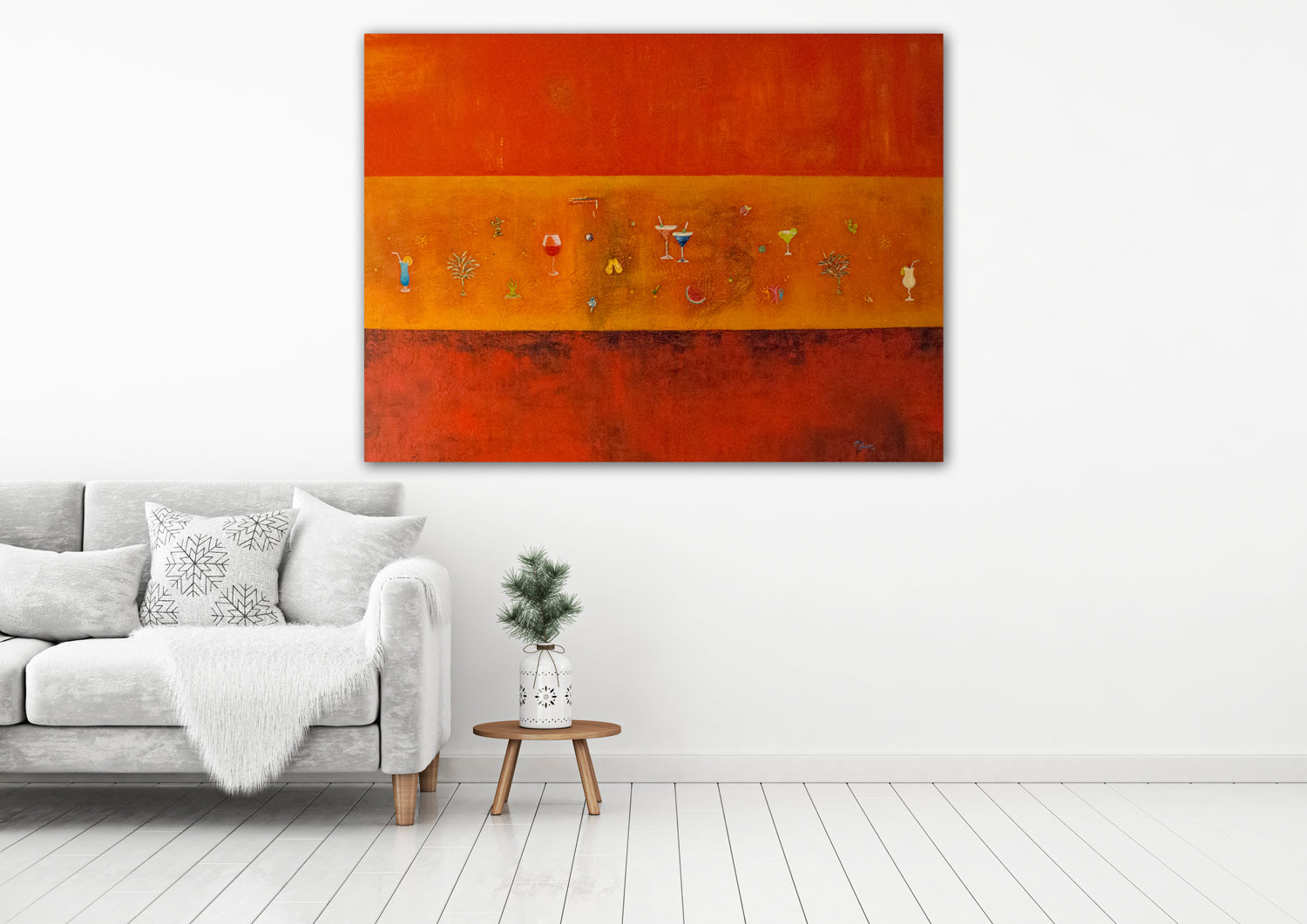 Abstract on Canvas - Holidays