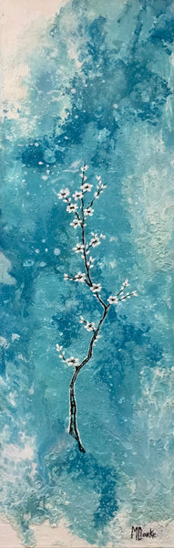 Abstract Canvas Painting - Blossom